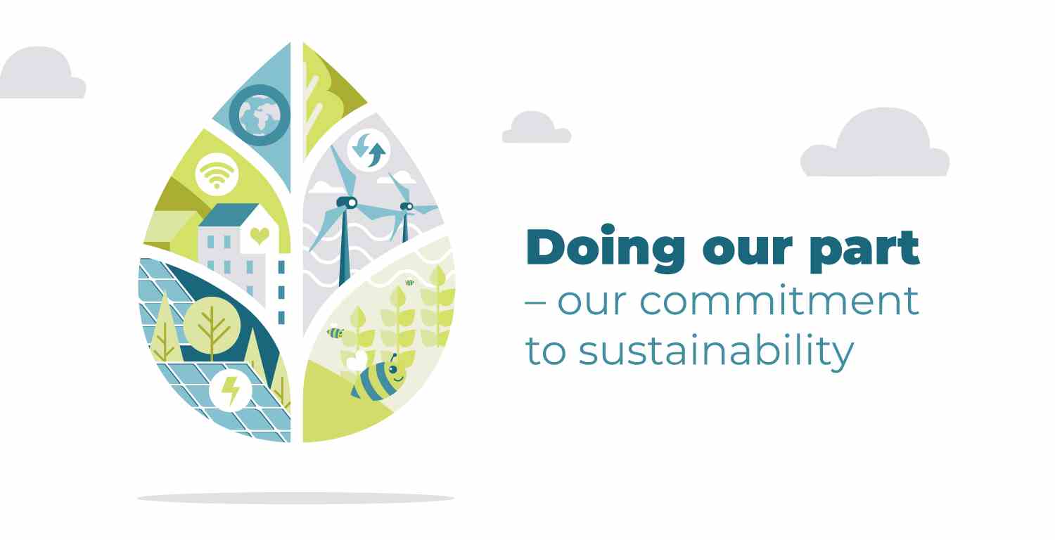 Doing our part – our commitment to sustainability