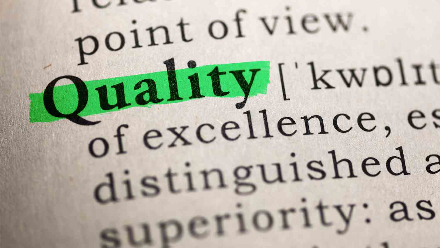 What is Quality?